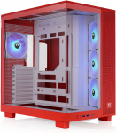Thermaltake View 380 XL TG ARGB , Tower-case - red, Tempered Glass x 2