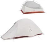 Naturehike lengva vienvietė kempingo kupolinė palapinė Cloud Up Pro, atspari vandeniui, 3 sezonų, 1,55 kg