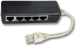 VoIP tarpinė EFB ISDN adapteris 5 kartų, RJ45 ki&scaron;tukas / 5 x RJ45 lizdas, užbaigtas (K5117.015)