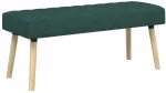 Kanalo pamink&scaron;tintas suolas Tamsiai žalia 110 x 40 x 46 cm