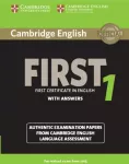 KNYGA Bookshop Cambridge English First 1 for Revised Exam from 2015 Student's Book with Answers
