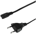 Maitinimo kabelis LogiLink CEE7/16 - IEC C7 juodas 7,5 m CP194