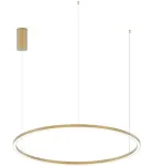 60W LED pakabinamas &scaron;viestuvas HOOP, aukso sp., CCT