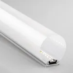 LED profilis su dangteliu ir užbaigimais TUBE, nikelio sp., 2m