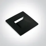 Dangtelis, skirtas sieniniam įleidžiamam &scaron;viestuvui, juodas, 050000E6/B
