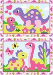 Ravensburger Pie&scaron;imo rinkinys spalvoti dinozaurai CreArt Junior