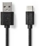 Kabelis USB Nedis USB 2.0 2 m USB A USB C 0,48 Gbit/s 2,5 W juoda (CCGL60601BK20)