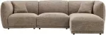 House Nordic Lounge sofa, Noor, ruda, fanera