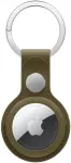 Apple AirTag FineWoven Key Ring &ndash; Dark Olive - MKG24ZM/A