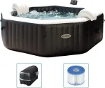 Intex PureSpa sūkurinė vonia 1098 L Jet & Bubble Deluxe 218x71 cm, juoda
