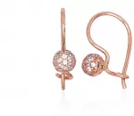 Diamond Sky Jewelry Auksiniai auskarai su cirkoniais &bdquo;Auksinė Sfera&ldquo;