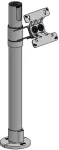 Ergonomic Solutions SpacePole Arc VESA 75/100 Pole Mount, 500mm Pole