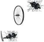 Galinis 28" dviračio ratas QR, juodas