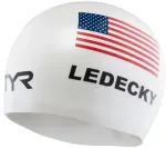 Plaukimo kepuraitė TYR Usa silc cap ledecky one size