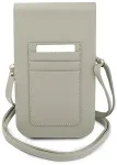 Dėklas Guess PU Grained 4G Metal Logo Phone Bag rusvai gelsvas