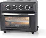 Gruzdintuvė Cuisinart Air Fryer Mini orkaitė | 7 viename: kepimas, skrudinimas, kepimas orkaitėje, grilinimas, skrebučiai, skrudinimas ir &scaron;ilumos palaikymas | 2 kepimo lygiai, 17 l talpa | 30% greičiau | energiją taupantis