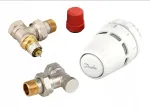 Danfoss Termostatinis kampinis komplektas su Regus galvute, 015g5303