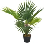 Dirbtinė palmė su vazonu, 70 cm, žalias
