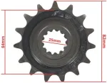 Other PRIEKINIS ŽVAIGŽTIS 520-15z CFMOTO 700 CL-X CHOHO