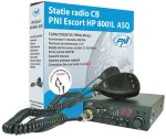 CB radijo stoties komplektas PNI ESCORT HP 8001L ASQ + ausinės HS81 + CB antena PNI ML100 su magnetu