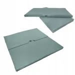 M Pole Gimnastikos čiužinys &scaron;okiui ant stulpo - kvadratinis, 120 cm x 5 cm, pilkas
