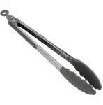 King Hoff Kinghoff universalios silikoninės virtuvinės žnyplės, skirtos griliui, metalas-nailonas, 24 cm