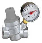 X-home vandens slėgio reduktorius 1/2" 6 bar su filtru, nerūdijantis plienas