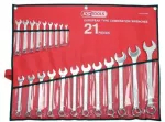 Kombinuotų raktų komplektas 6-32mm 21vnt. su dėklu, KS Tools