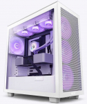 NZXT PC dėklas H7 Flow RGB midi bok&scaron;tas baltas