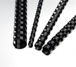 Eurosupplies Ostatn&iacute; Plastikinės nugarėlės 100vnt, 8mm, juodas
