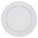 12W LED pavir&scaron;inė panelė HOROZ, apvali, su maitinimo &scaron;altiniu (3000K) &scaron;iltai balta