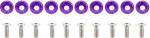 MTuning_F Universalūs varžtai 6mm JDM violetinė