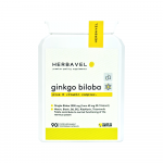 Herbavel Maisto papildas Ginkmedžio ekstraktas + B kompleksas, 90 kapsulių