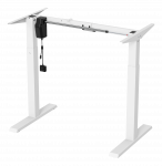 Reguliuojamo auk&scaron;čio stalo rėmas DELTACO OFFICE 730~1230 mm, tylus, juodas / DELO-0105