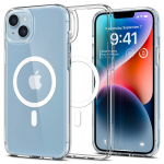 Spigen Ultra Hybrid (MagFit) dėklas skirtas Apple iPhone 15, spalva - Balta