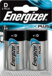 Energizer Max Plus LR20 Baterija 2 vnt.