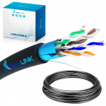 Outdoor Extralink CAT5E FTP (F/UTP) lauko | Vytos poros | 50 mln