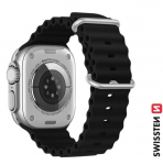 Swissten Marine silikoninė apyrankė, skirta Apple Watch 42/44/45/49 mm