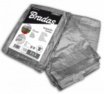 Sustiprintas tentas Bradas Sidabrinis, 5 x 6 m, 120 g/m&sup2;