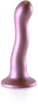 Ouch By Shots Ouch! Ultra Soft Silicone Curvy Model 17cm with Suction Cup Metallic