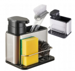 Indų ploviklio dozatorius su kempinės laikikliu