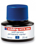 Tu&scaron;as permanentiniams žymekliams Edding MKT25, 25ml, mėlynos spalvos