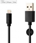 Fixed USB/Lightning 2m, juoda