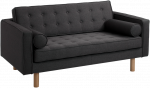Customform Stalas, Obroos, 200x100 cm, Juodas