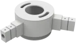 Linijinės sistemos PIPE L formos 120&deg; kampo sujungimas, baltas, K1002147B