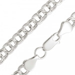 Sidabrinė grandinėlė "Bismark" Brasco 48855