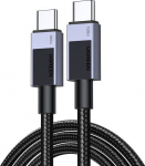 Ugreen ML USB įkrovimo laidas USB-C į USB-C PD L512 (pilkas), 0.5 m