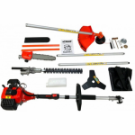 Daugiafunkcinis sodo įrankių komplektas 4 in1 VERKE