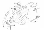BMW K40 adapteris Originalus 17127695416