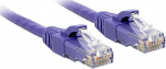 Tinklo Kabelis - LINDY Cat.6 U/UTP Tinklo Kabelis, RJ45, M/M, 250MHz, 3 m, Purpurinis